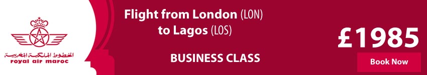 Cheap Flights to Lagos From London