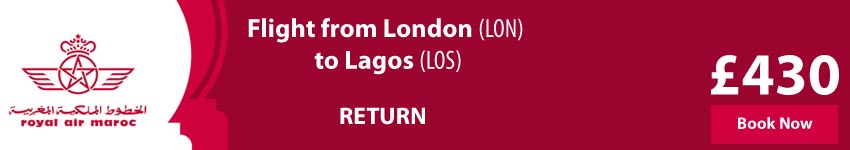 Cheap Flights to Lagos From London